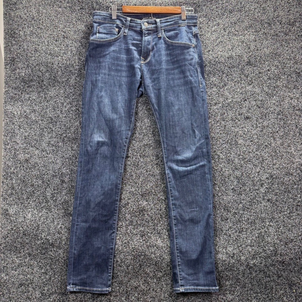 Mavi Jake Slim Leg Jeans Mens‎ 34x32 Dark Wash Indigo Denim Pants